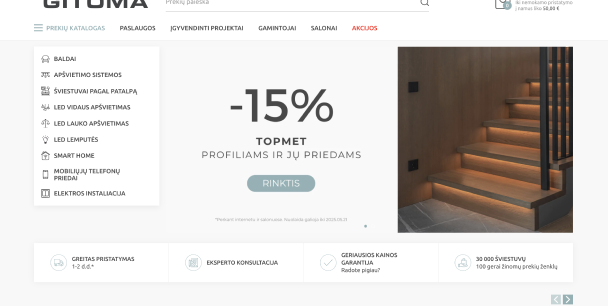 Solutions LED professionnelles alimentées par un catalogue numérique robuste et une logistique optimisée