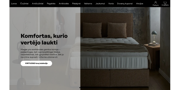 Meubles et articles ménagers réinventés avec Lonas.lt, une expérience de showroom numériquement améliorée pour les intérieurs lituaniens