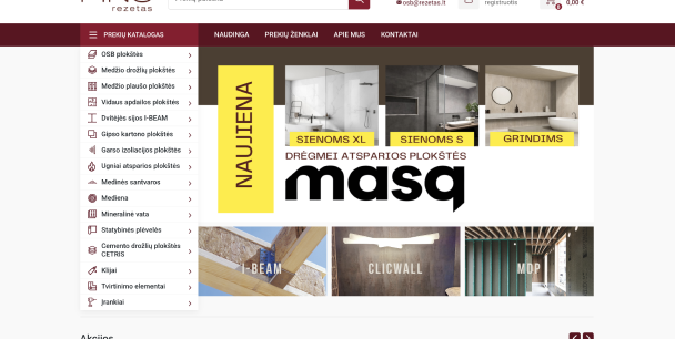 Plateforme PrestaShop B2B rationalisée pour le principal fournisseur de panneaux de construction.