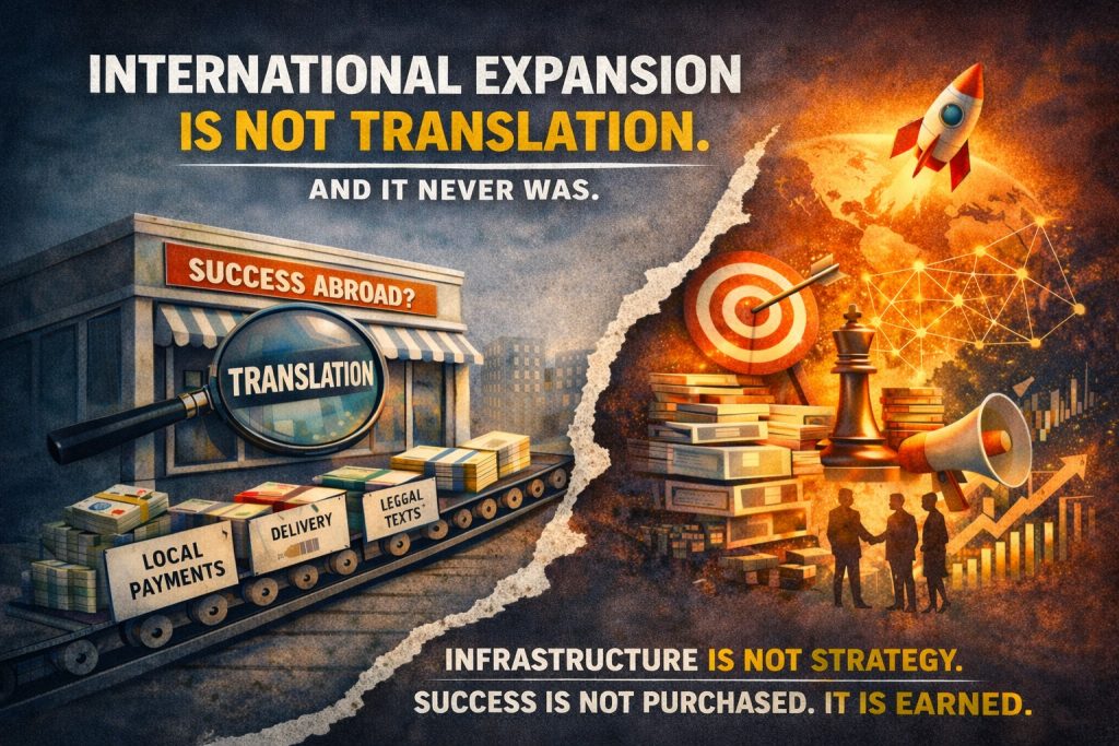 L’expansion internationale n’est pas une simple traduction. Et ça ne l’a jamais été.